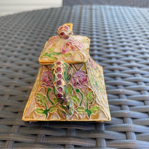 NYCO Cloisonne Enamel Teapot - Picture 6 of 11